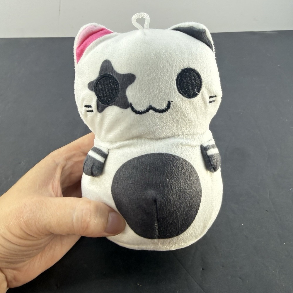 Kleptocats White & Black Plush Stuffed Toy 9" Tall Cute for Cat Lovers